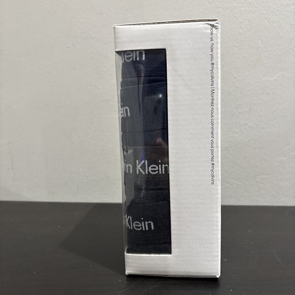 CALVIN KLEIN Boxer Brief Mens Medium Dark Colors 5-Pack 100% Cotton Classic Fit - Picture 2 of 6